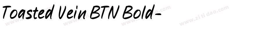 Toasted Vein BTN Bold字体转换